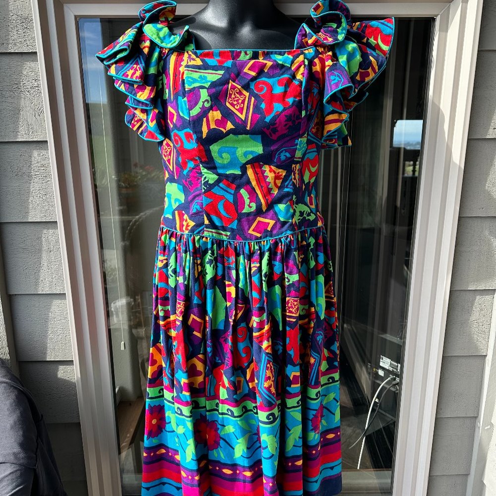 Antonia Collection vintage luxury resort fiesta party dress